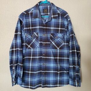 Jimi Hendrix
Xl Upcycled Plaid Button-Up Shirt